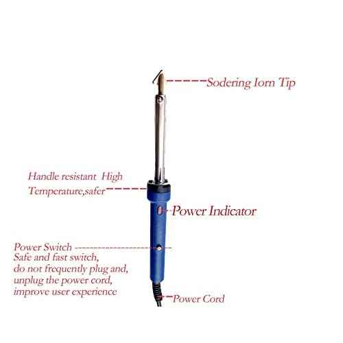 Plastic Repair Welding Kit, with 80W Iron, 90 Plastic Rods, 1 Metal Brush,1 Metal Stand,Reinforcing Mesh, 2 Welder Tips,for Car Bumper,Dashboard,Canoe,Kayak Repair Kit,Plastic Welder Kit for DIY