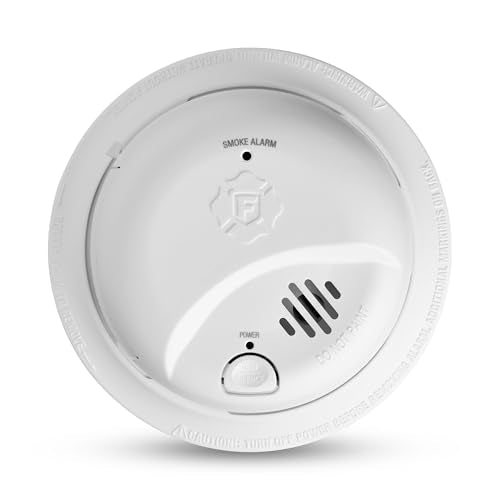 First Alert Battery Smoke Alarm - Precision Detection, 1-Pack, Easy Install