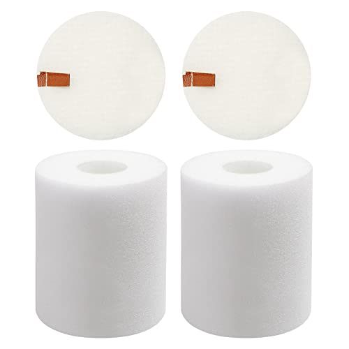 NV500 Foam & Felt Filter Replacement For Shark Rotator Pro Lift-Away NV500 NV501 NV502 NV505 NV552 Vacuums, Compared to Part # XFF500, Shark Vacuum Filter Replacement (2 Pack)