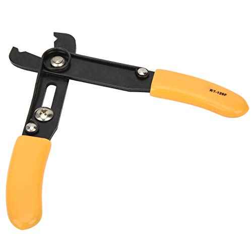 Wire Stripper, Wire Cutter Adjustable Simple Cutter Stripping Pliers Hand Tools 0.54.0mm Yellow for Home Appliance Wiring