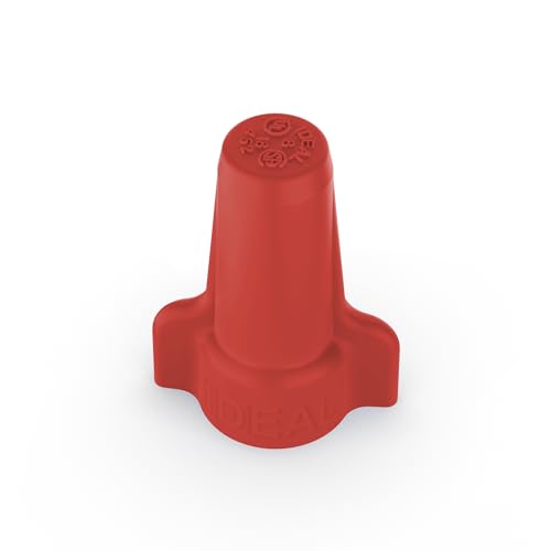 Ideal Electrical Wing-Nut Wire Connector 30-452, Red, Pack of 100