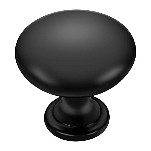 Ravinte Matte Black Cabinet Knobs - Zinc Drawer Pulls, 30 Pack