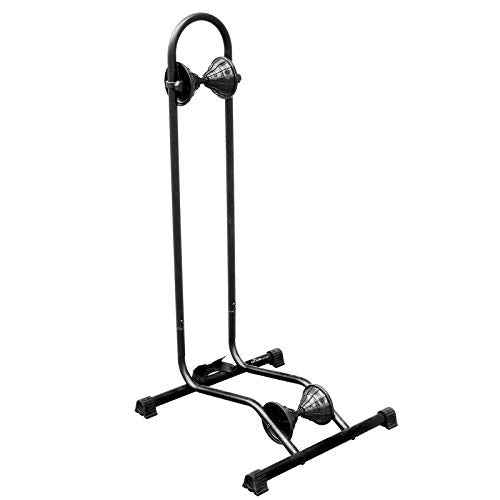 BikeHand Bike Floor Stand Parking Rack Stand - for 24"-29" Mountain MTB & Road Bikes Bicycles Indoor Outdoor Garage Storage - Fat Bike for 1 Bike