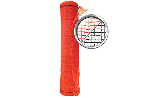 Safety Netting 4'x150' Orange Fire Retardant Mesh Debris Fence, 1/4" Holes