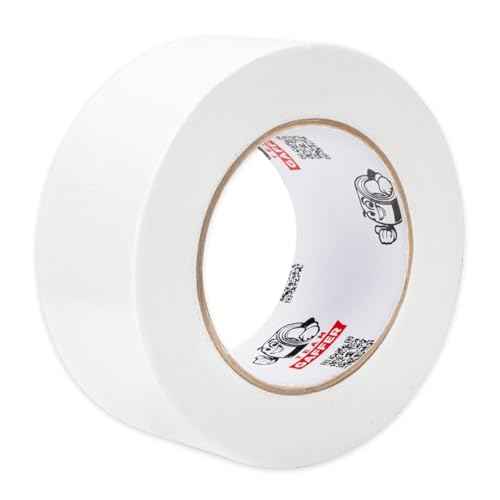 Perco Professional-Grade Duct Tape | Water-Resistant, Heavy-Duty Adhesive, Multipurpose Duct Tape for Reliable Convenient Repairs, Marking, Cable Management | 30-Yard x 2inch Per Roll (White)