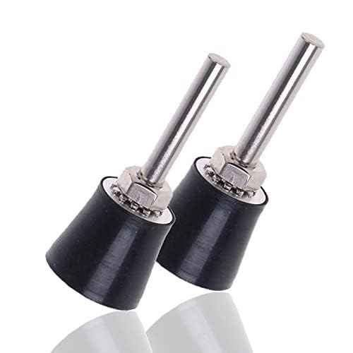 Yakamoz 2Pcs 1-Inch Sanding Pad Roll Lock Disc Holder Quick Change Roll Lock Sanding Discs Polishing Pads Holding Adapter Attachment for Drill Air Die Grinder Sander Grinding Rotary Tool - 1/4" Shank