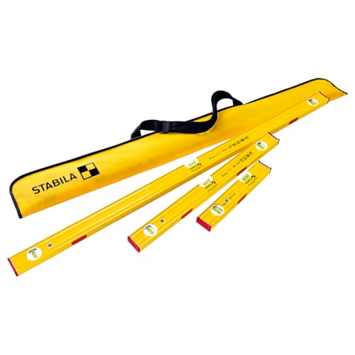 Stabila Pro Level Set 80 AS-2: 48in, 24in & 12in Levels with Case