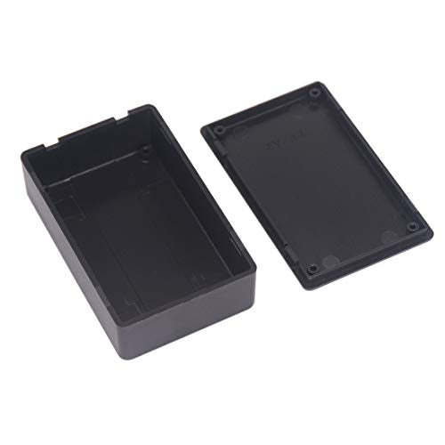 Zulkit 5-Pack Black ABS Electrical Project Boxes 3.15 x 1.97 x 1.02 inches