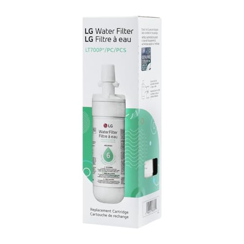 LG LT700P 6-Month/200-Gallon Refrigerator Water Filter - 1 Pack