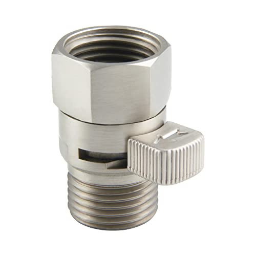 APLusee Brushed Nickel Shower Head Flow Restrictor for Bathroom Shower