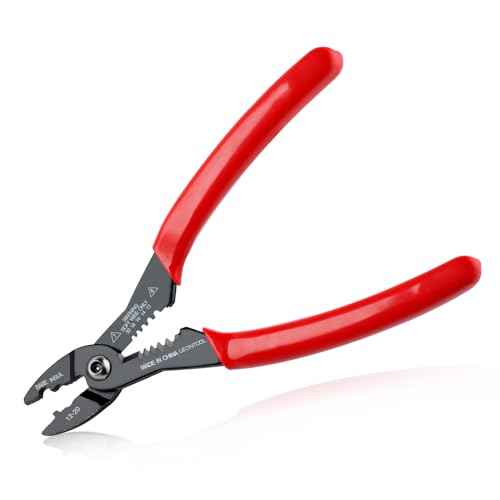 4-in-1 Multi Purpose Electricians Pliers with Wire Cutter, Crimper, Gripper, Stripper| 7" Compact Wire Stripper| Professional Wire Crimping Tool for 12-20 AWG Insulated & Non-Insulated Wires