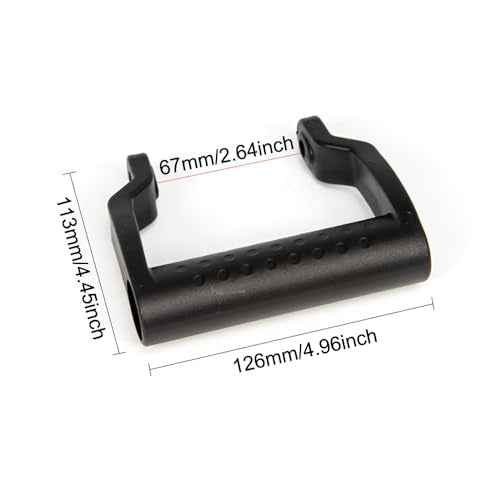 2 Pack Angle Grinder Handle Replacement U Shape Non-Slip Loop Grip for 8mm Thread Screw Grinders Hand Wheel Rotating Cutting Polishing Sander Cutter Machine