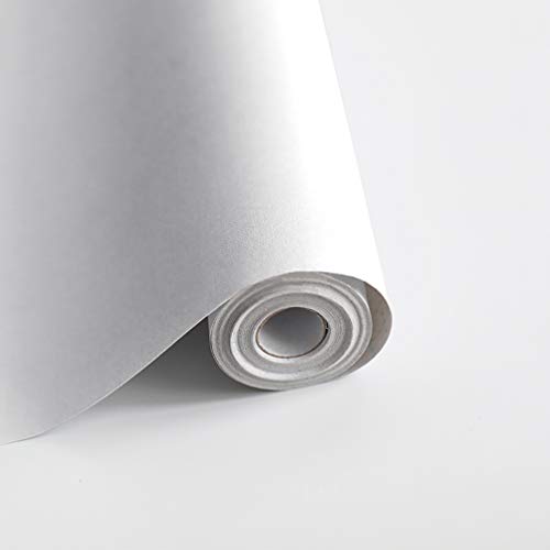 Safiyya White Peel and Stick Wallpaper 118x17.7 Inches Waterproof Self-Adhesive Vinyl for Walls and Kitchen Decor