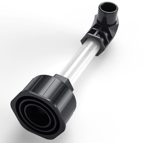 Homeslea Black AC Drain Line Unclogger Tool with 1-Inch Pipe Adapter