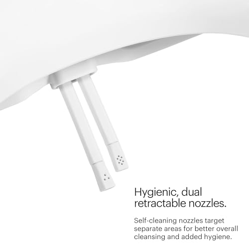 Brondell Ecoseat 101 Non-Electric Elongated Bidet Toilet Seat - White, S101