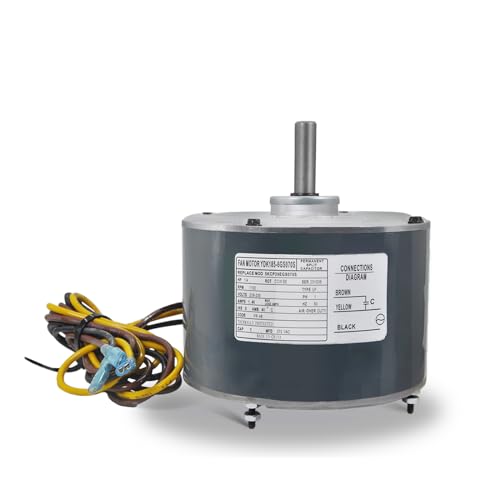 1/4 HP Condenser Fan Motor 1100 RPM CCW Replacement for HVAC Units