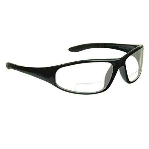 proSPORT Bifocal Safety Glasses Protective Clear Lens Z87 with Readers for Men and Women