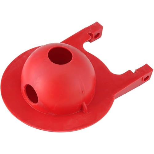Korky Red 3-Inch Toilet Flapper for TOTO - Pack of 1, Easy Install, Long-Lasting Rubber