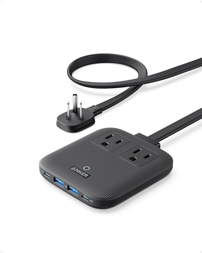 Anker Nano 67W Max 6-in-1 USB-C Power Strip - Black Stone