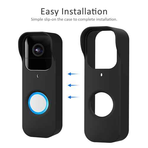 Weatherproof Silicone Skin Case for Blink Video Doorbell 2023 Release (Not for 2025 Model) ? Protective Cover, Durable, and Easy to Install