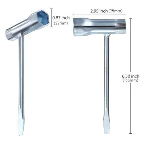3-Pack Chainsaw Scrench Tool 13x19mm Combination Wrench & Screwdriver Universal Replacement for Stihl Chainsaw Maintenance Durable T-Handle Design