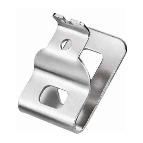 N268241 N086039 Stainless Steel Belt Clips for Dewalt 20V Power Tools, Compatible with, DCD980, DCD985, DCD980L2, DCD985L2,Includes Screws and Drill Tool Hooks (4-pack)