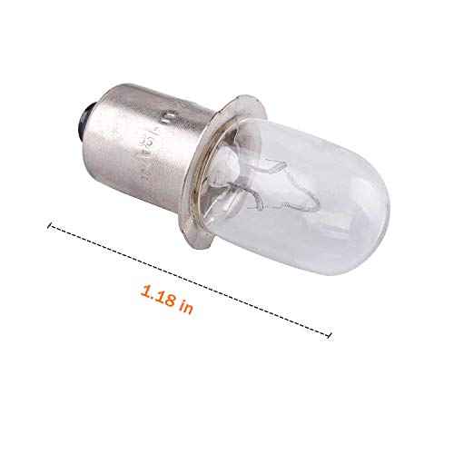 Podoy 780287001 Flashlight Bulbs Compatible with Ryobi Ridgid 18V Flashlight P704 P703 P700 (2 Pack, White)