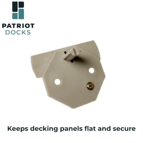 Patriot Docks Poly Deck Lockers 4-Pack - Secure Poly Panel Fasteners
