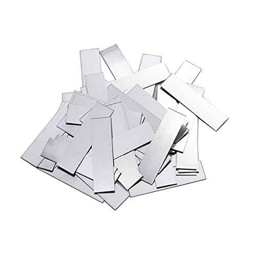 100pcs 99.6% Pure Nickel Strips Nickel Tapes Nickel Sheet Soldering Tabs for DIY 18650 21700 Lithium Battery Pack Li-Po Battery Connector Tab Battery Cell Spot Welding Welder (0.15X8X25MM)