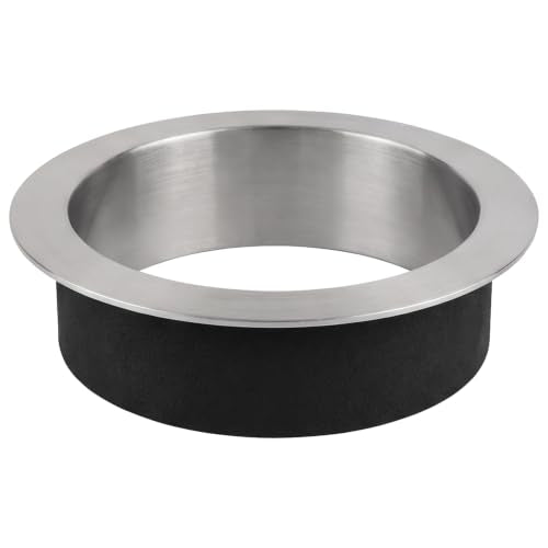 Alonsoo 6.38 in Round Countertop Trash Chute Grommet - Noise-Reducing, 304 Stainless