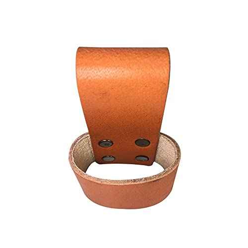 Hammer Holster, Hammer Holder for Tool Belt, Hatchet Holster with Belt Loop, Axe Hammer Loop for Belt, Multi Tool Hammer Holder, Small Hammer Hatchet Carrier Holster (Brown)