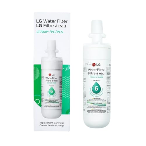 LG LT700P 6-Month/200-Gallon Refrigerator Water Filter - 1 Pack