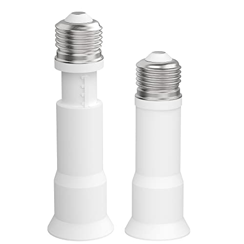 JACKYLED E26 Light Socket Extender 4-Level Extendable Bulb Adapter - Variation 2