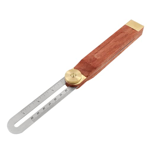 9in T-Bevel Sliding Angle Ruler Protractor with Wood Handle