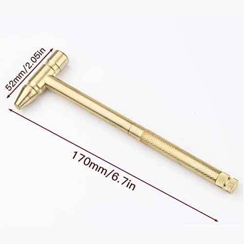 6-In-1 Multifunctional Metal Mini Hammer, Small Nesting Hammer and Screwdriver Set, Portable Steel Mini Hammer Ideal for Repairing Watches, Jewelry and Other Small Parts