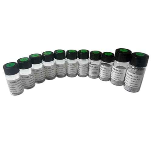 Solder Balls 0.2mm-0.76mm 11 Sizes 11Bottles 25K Leaded BGA Soldering Balls Reball Reballing Ball Sn63% Pb37% (25000pcs/bottle) for GPU CPU IC Chip