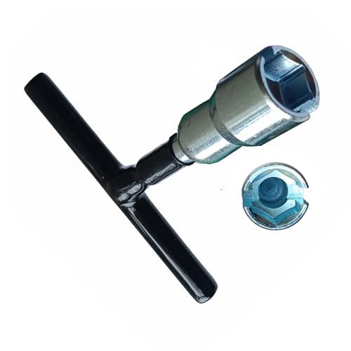 Wing Nut Hand Tool, T Handle Wing Nut Tightening Hand Tool Driver for Eye Screws, C Hook Bolt, Q-Hanger,Screw Hooks