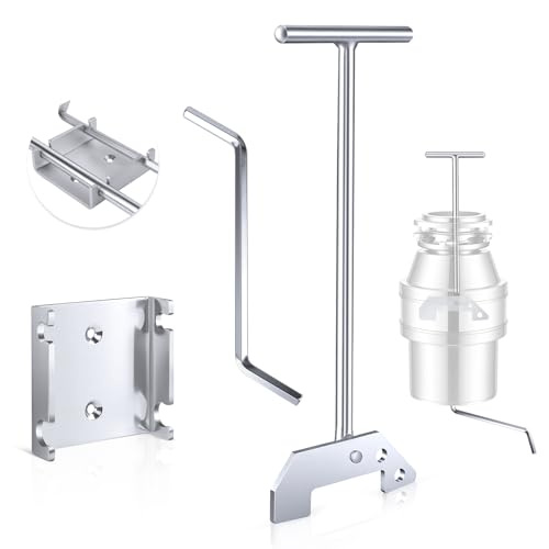 Garbage Disposal Unjamming Wrench Kit – Universal Hex & Sink Cleaning Tool