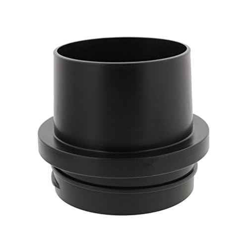 DCT 4in Plastic Pipe Threaded Coupler 1-Pack, Screw-On Flexible Hose Woodshop Woodworking Saw Dust Collection Piping