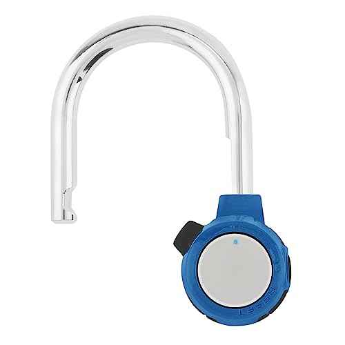 Gym Locker Lock 5 Letter Word Lock Safety Padlock Combination Lock for School Gym Locker,Sports Locker,Fence,Toolbox,Case,Hasp Storage (1, Blue)