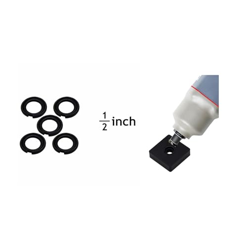 (4+4 Sets) 3/8¡± and 1/2" Impact Retaining Ring Clip with O-Ring for Electric/Pneumatic Type Impact Wrench, Retainer Ring Anvil Install Tool Included