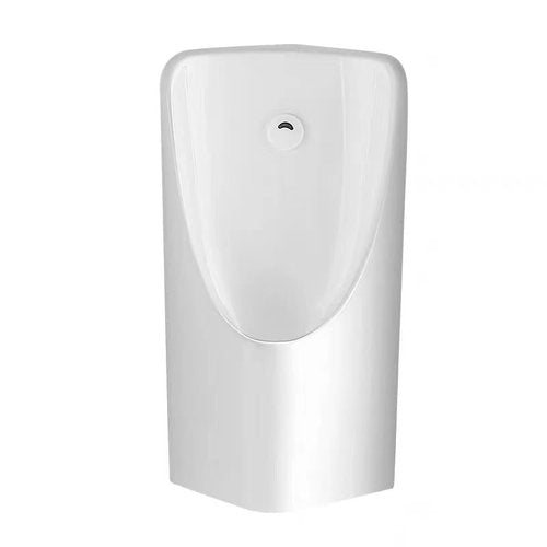 Corner Urinals for Men Bathroom,Men's Urinal Troughs with Sensor Flush Valve,Wall-Hung Urinal,Commercial Residential Washout Urinals for Home Hotel, White