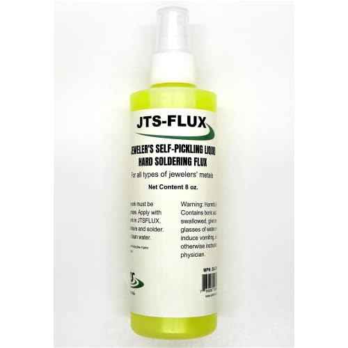 JTS-Flux Self Pickling Sprayer Flux for Jewelry Precious Metals Gold Silver and Hard Soldering 8oz USA