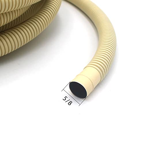 HANSUM 25FT Universal Mini Split Drain Hose Water Pipe for AC Drainage Outdoor & Indoor Use