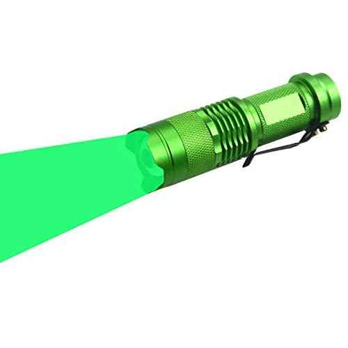 Scalable LED Long Range Green Beam Flashlight, 3 Mode Green LED Flashlight Torch for Night Detection & Greenhouse