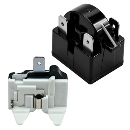 Q P2-4R7 4.7 Ohm 3-Pin Start Relay Overload Kit for LG Mini Fridge & Beer/Wine Coolers