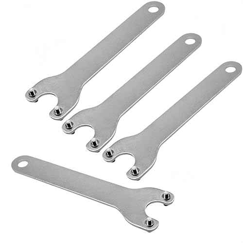 (4-pack) AG452K Angle Grinder Wrench Spanner fits for Dewalt Milwaukee Makita 193465-4 Bosch Black & Decker Ryobi 039028001052