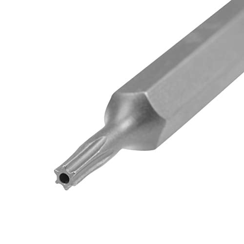 uxcell Torx Bits 10pcs 5/32 Inch Hex Shank T6 Torx Screwdriver Bit Set 28mm Length S2 Screw Driver Kit Tools
