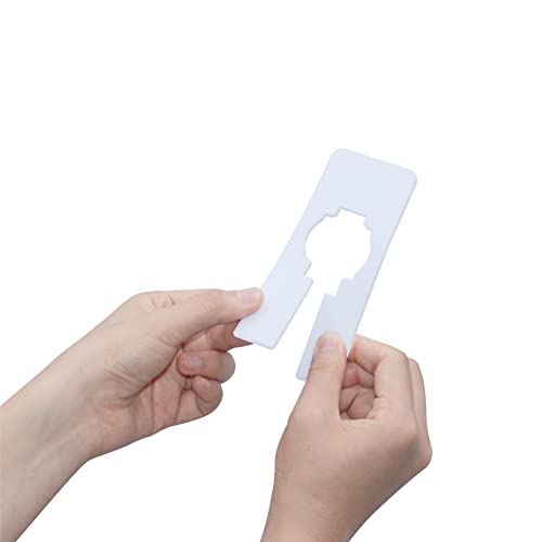 Vantasii 8 Pack White Closet Rack Dividers with Marker - Reusable Wardrobe Sorting