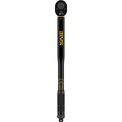 LEXIVON 1/2-Inch Drive Click Torque Wrench 10-150 Ft-Lb, Standard Variation LX-183